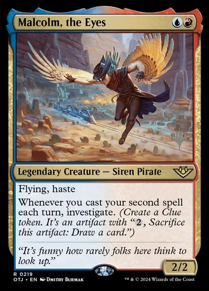Card image of Malcolm, the Eyes