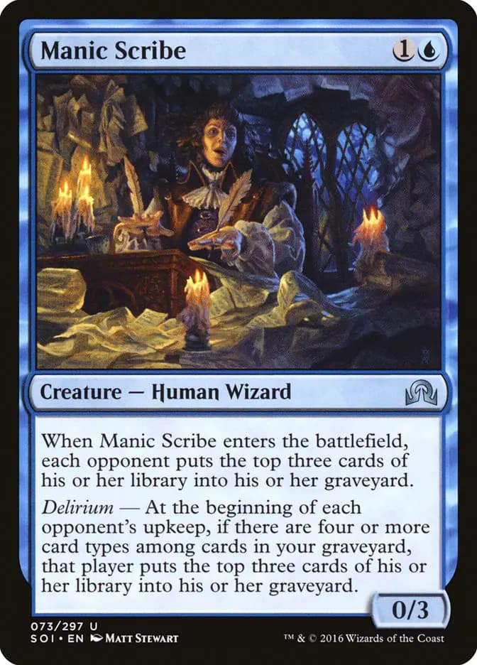 Card image of Manic Scribe