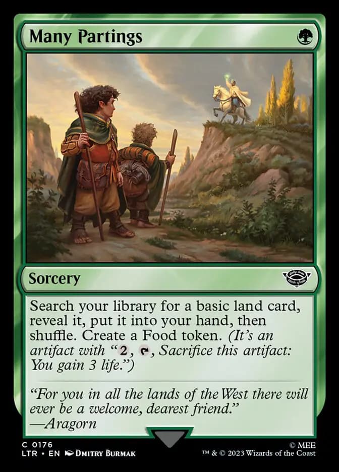 Card image of Many Partings