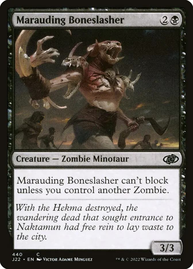 Card image of Marauding Boneslasher