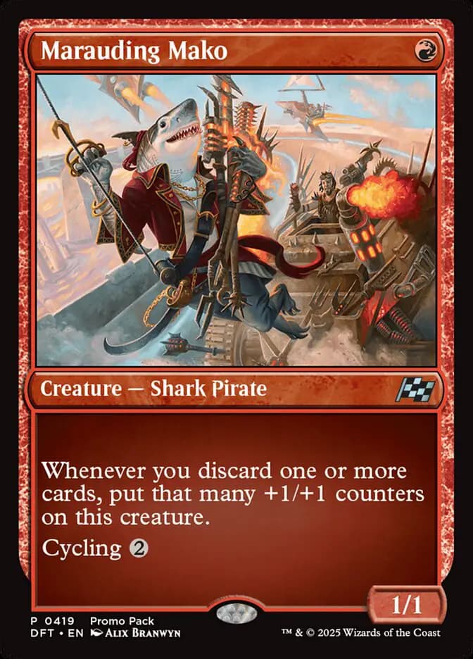 Card image of Marauding Mako