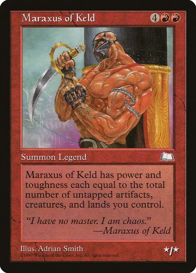 Card image of Maraxus of Keld
