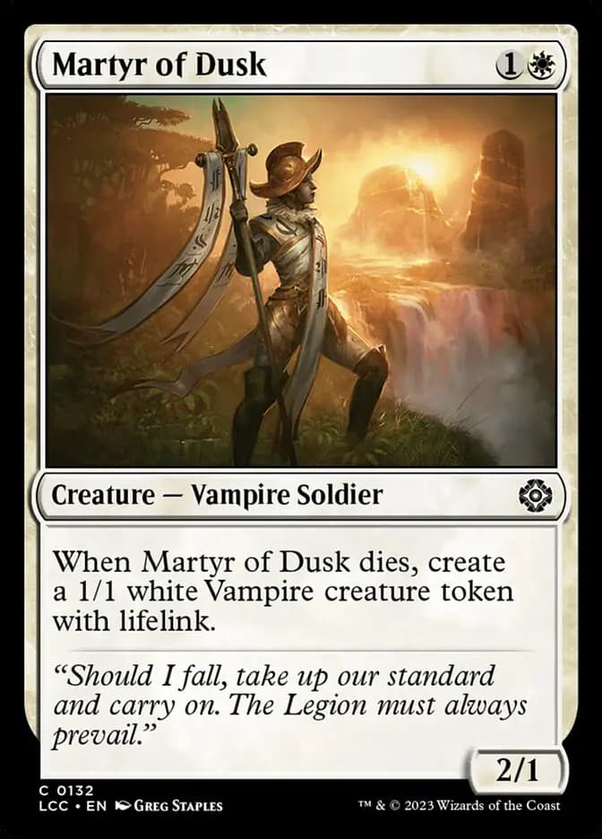 Card image of Martyr of Dusk