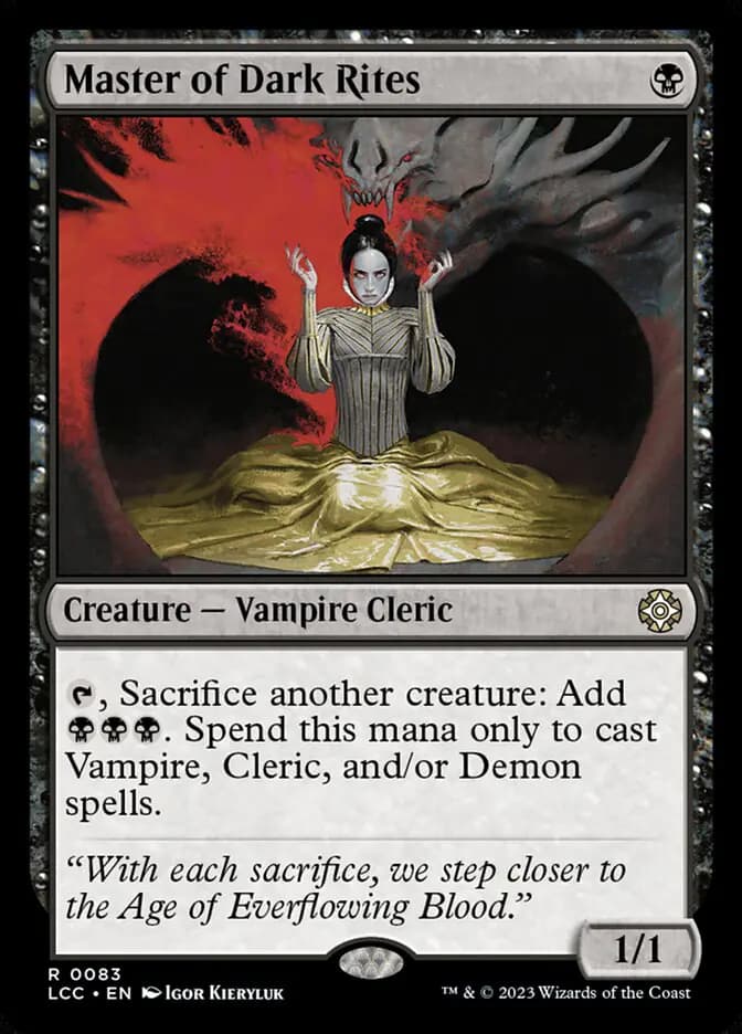 Card image of Master of Dark Rites