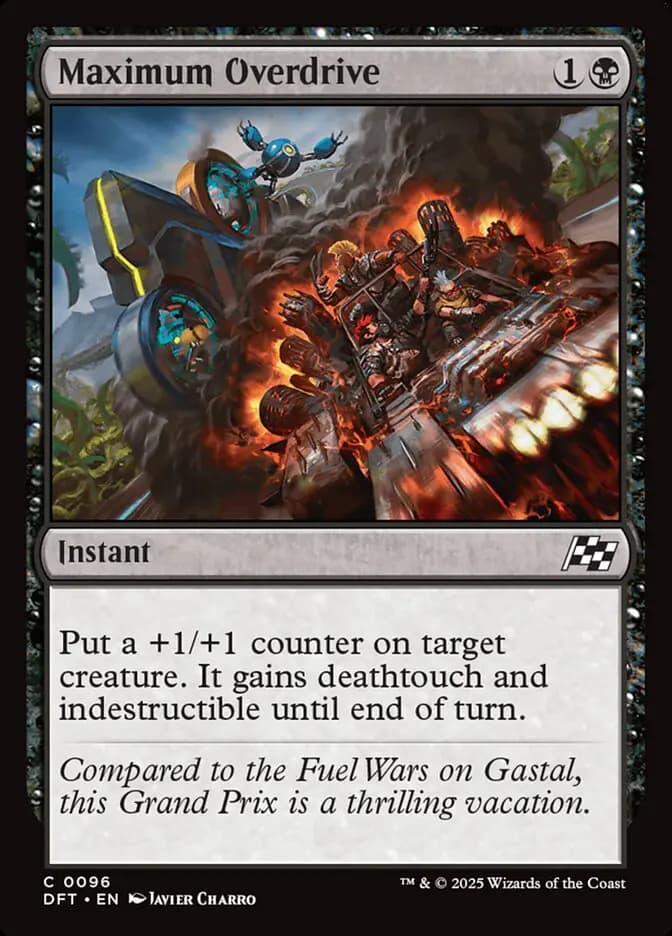 Card image of Maximum Overdrive