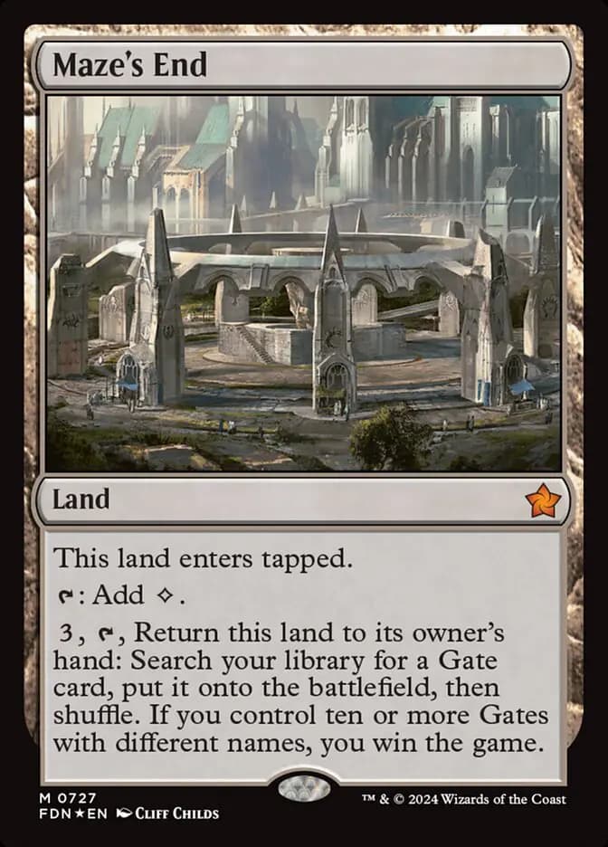 Card image of Maze's End