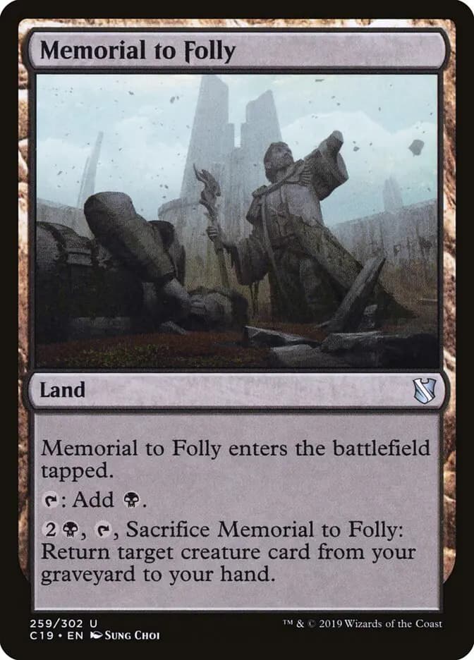 Card image of Memorial to Folly