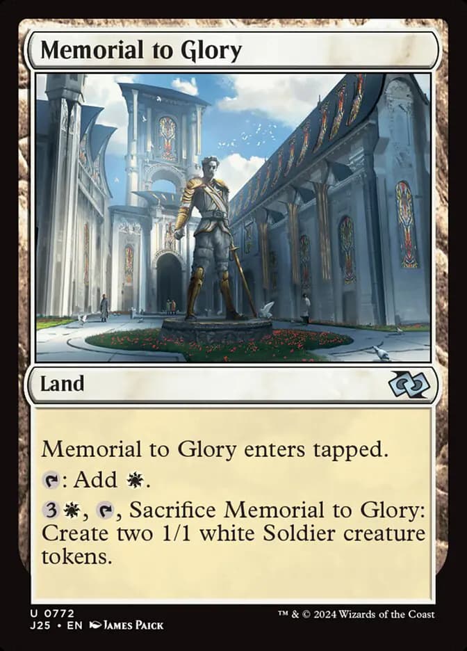 Card image of Memorial to Glory