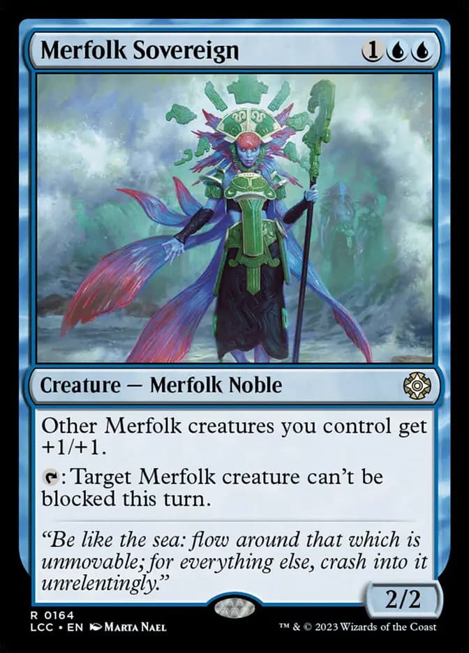 Card image of Merfolk Sovereign