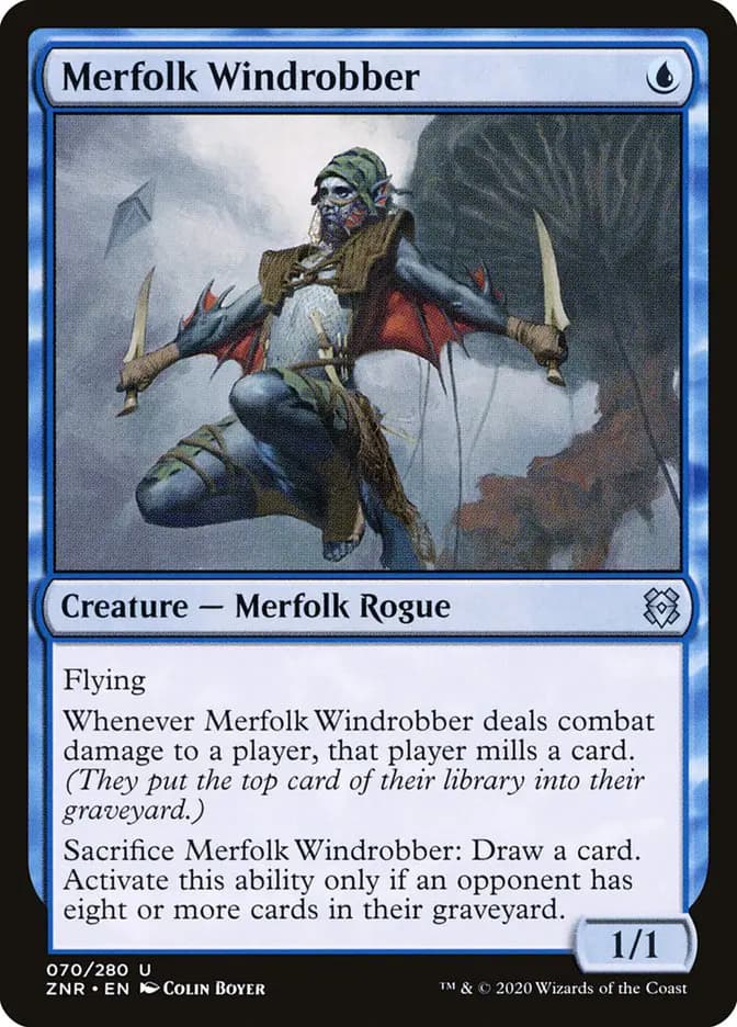 Card image of Merfolk Windrobber