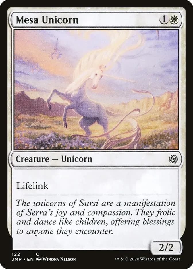 Card image of Mesa Unicorn