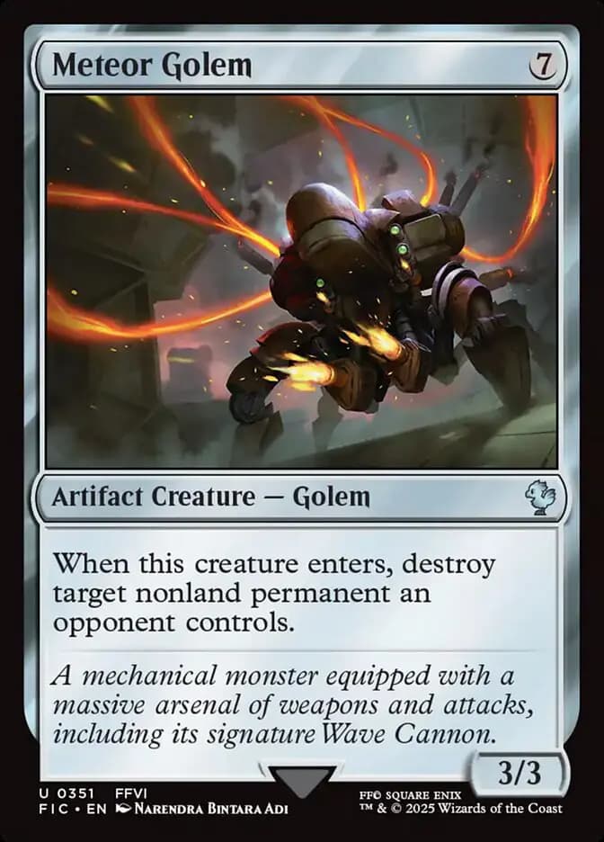 Card image of Meteor Golem