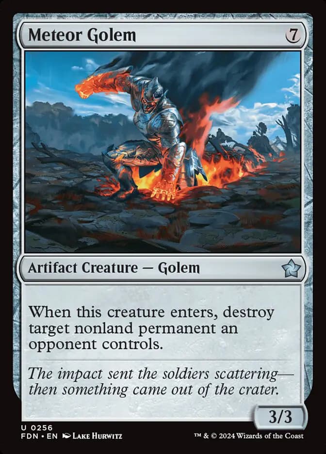 Card image of Meteor Golem