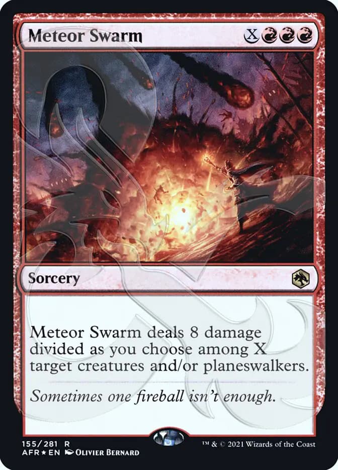 Card image of Meteor Swarm