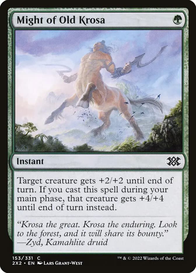 Card image of Might of Old Krosa