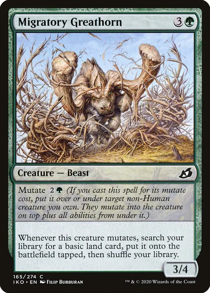 Card image of Migratory Greathorn