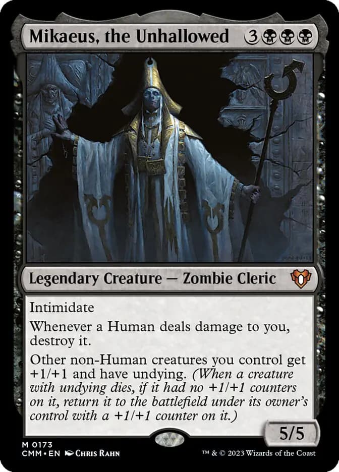 Card image of Mikaeus, the Unhallowed