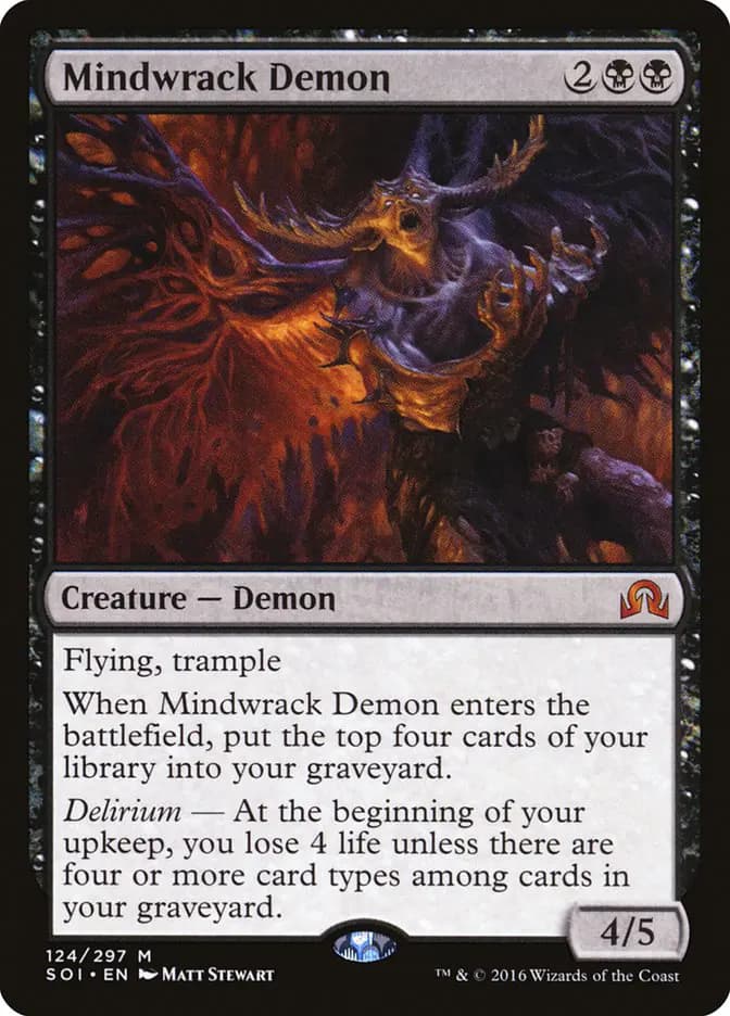Card image of Mindwrack Demon