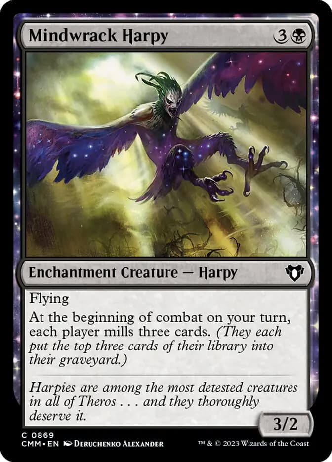 Card image of Mindwrack Harpy
