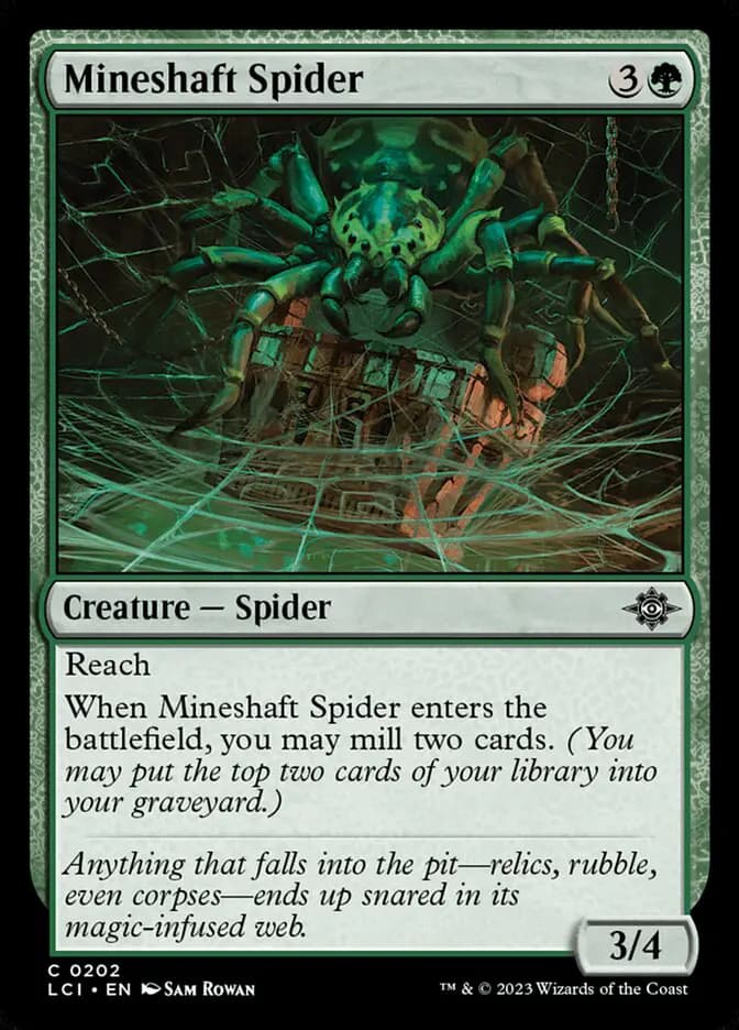Card image of Mineshaft Spider