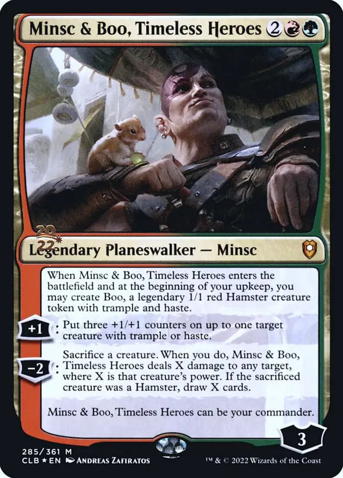 Card image of Minsc & Boo, Timeless Heroes
