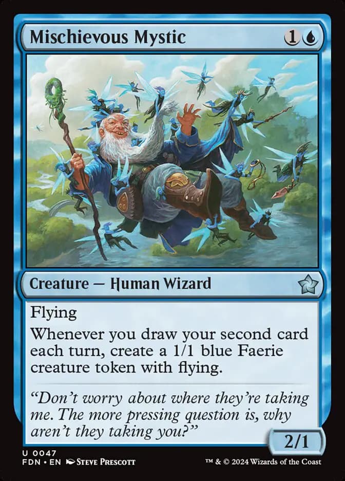 Card image of Mischievous Mystic