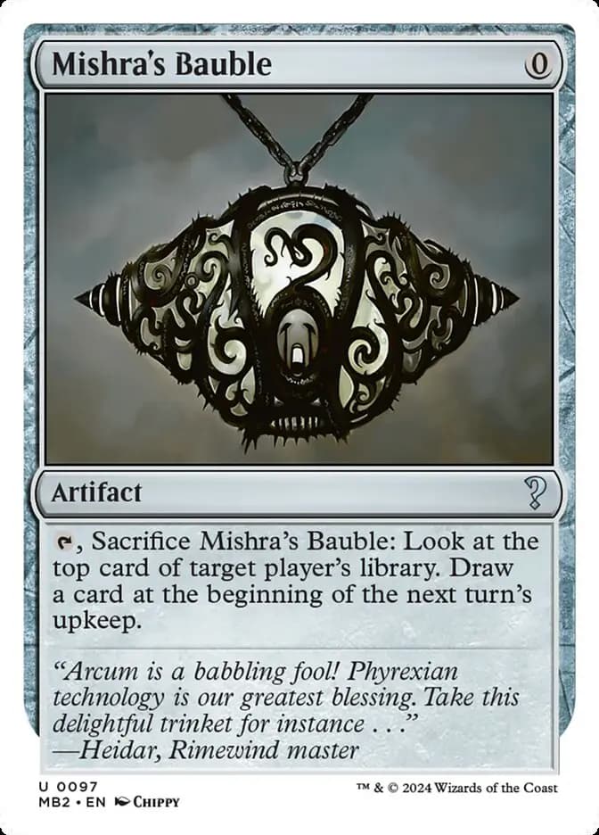 Card image of Mishra's Bauble