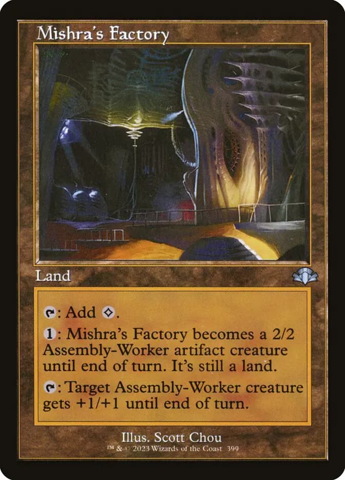 Card image of Mishra's Factory