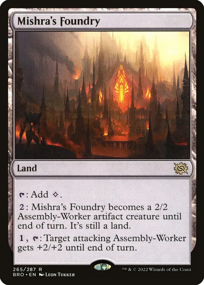 Card image of Mishra's Foundry