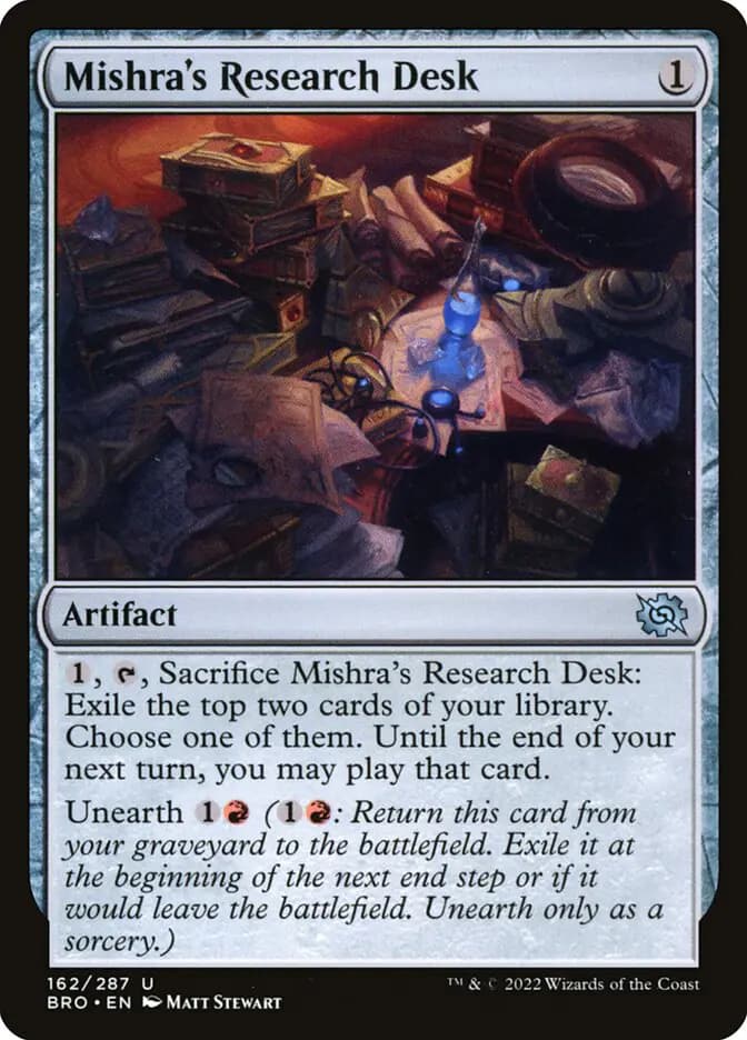 Card image of Mishra's Research Desk