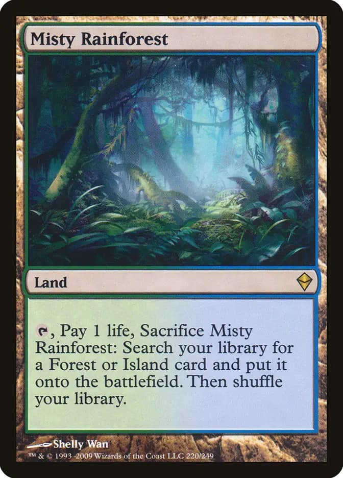Card image of Misty Rainforest