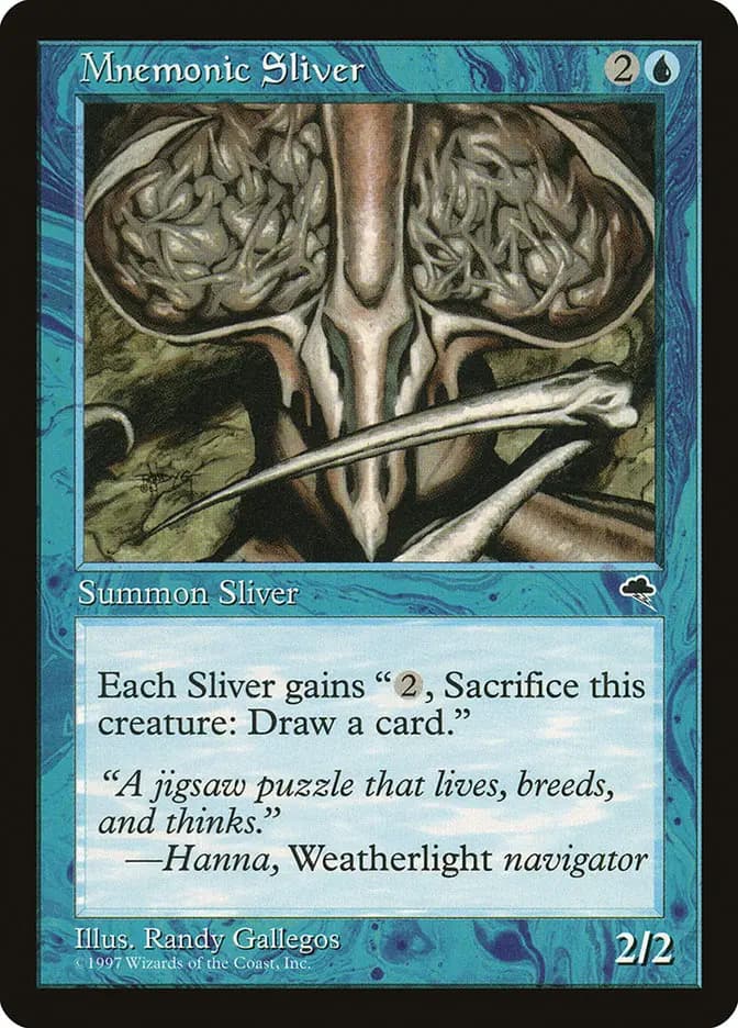 Card image of Mnemonic Sliver