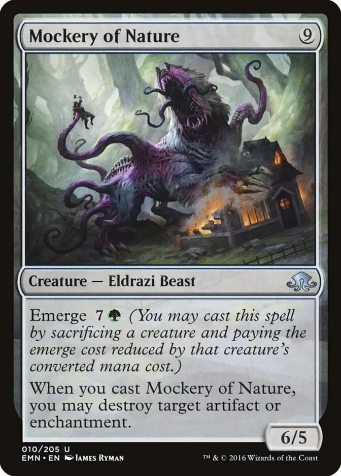 Card image of Mockery of Nature