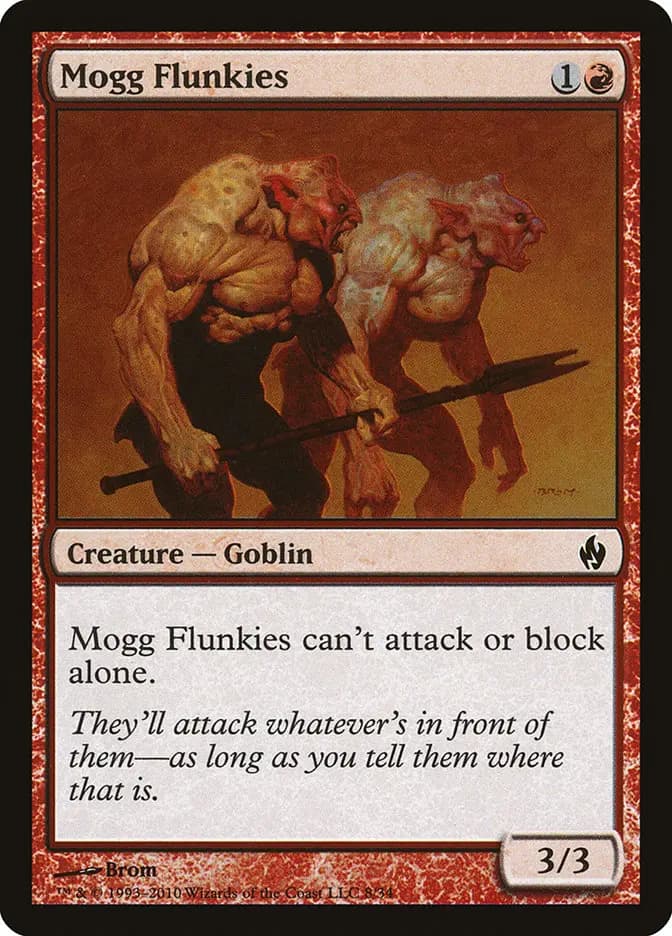 Card image of Mogg Flunkies