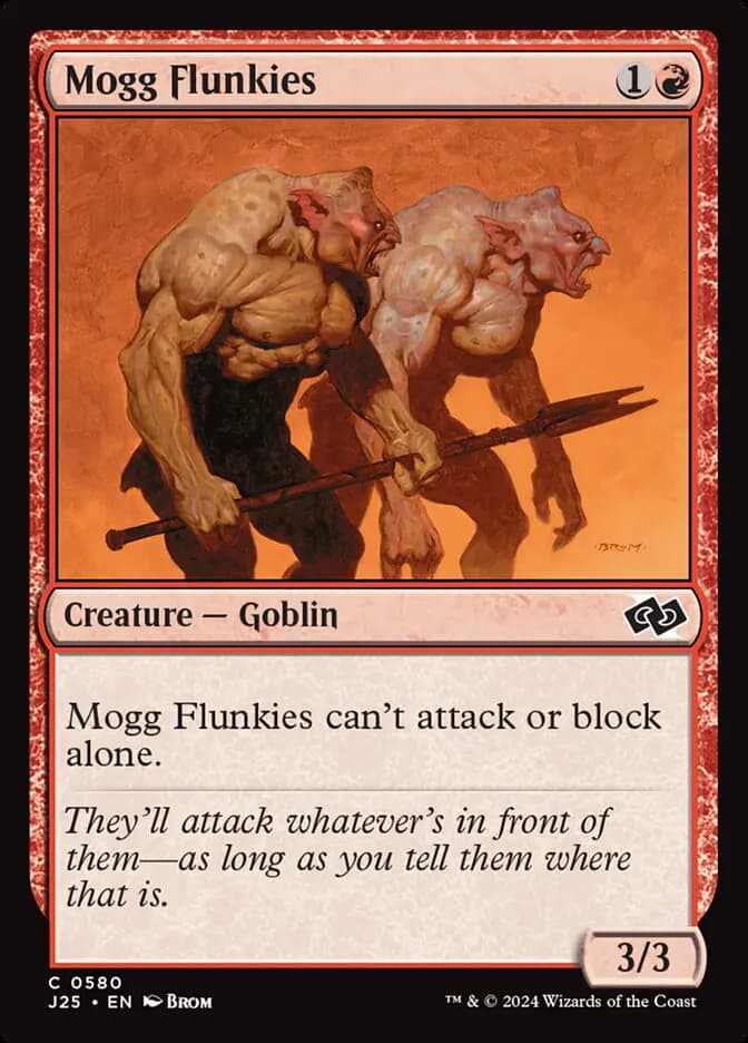 Card image of Mogg Flunkies