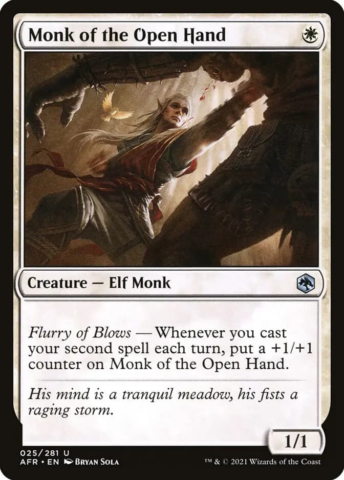 Card image of Monk of the Open Hand