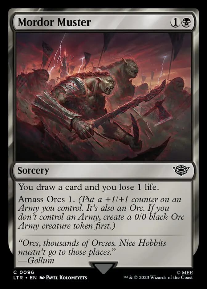 Card image of Mordor Muster