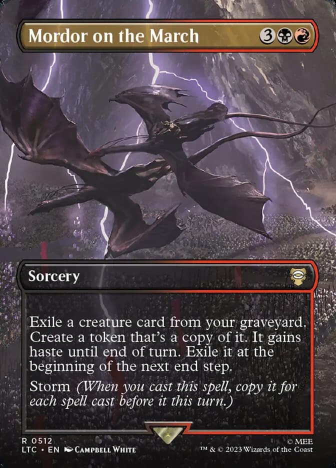 Card image of Mordor on the March