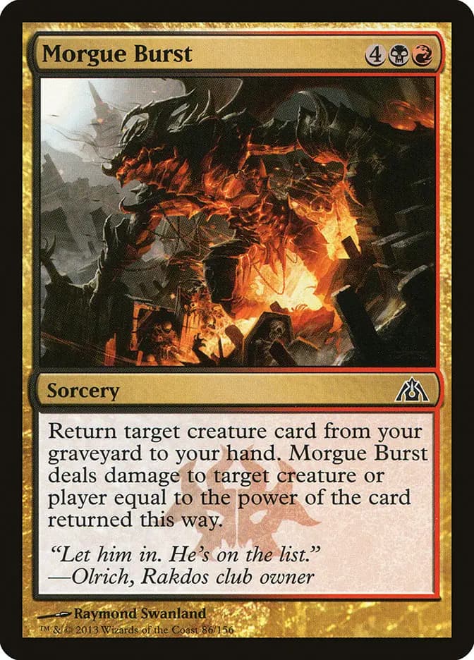 Card image of Morgue Burst