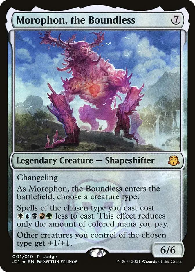 Card image of Morophon, the Boundless