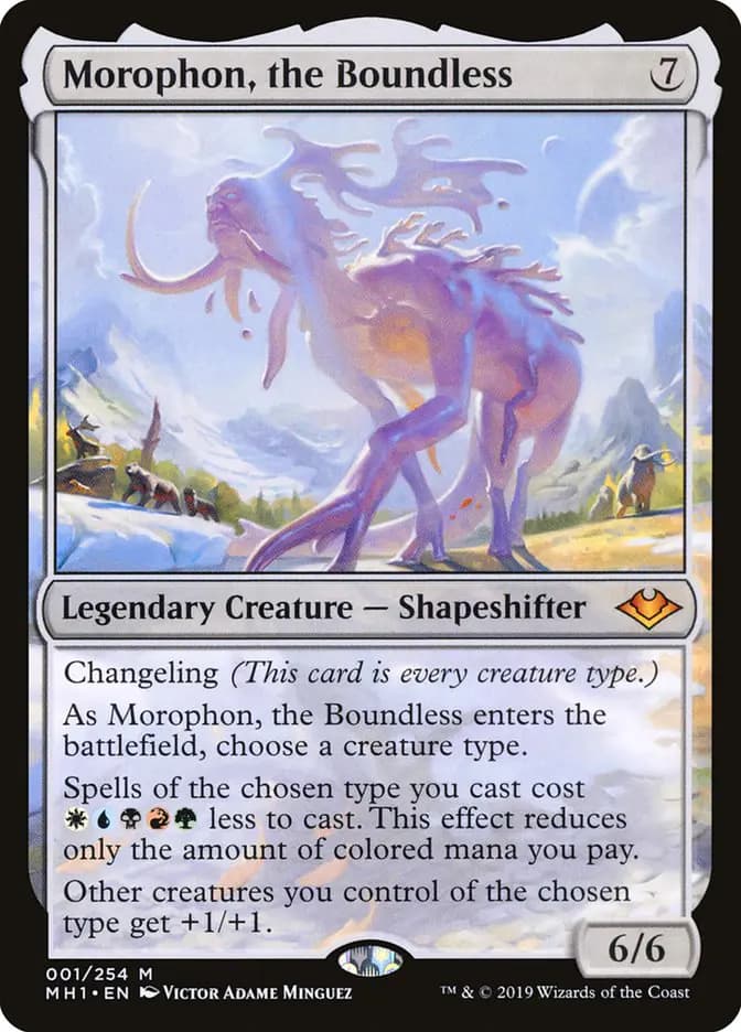 Card image of Morophon, the Boundless