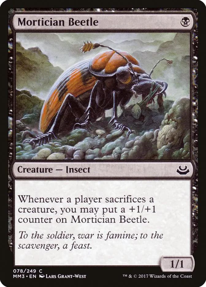 Card image of Mortician Beetle