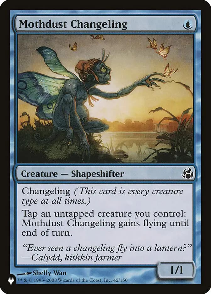 Card image of Mothdust Changeling