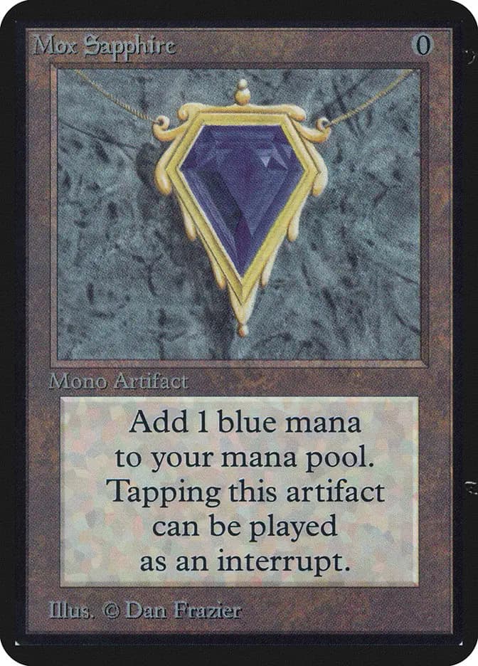Card image of Mox Sapphire