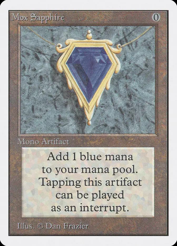Card image of Mox Sapphire