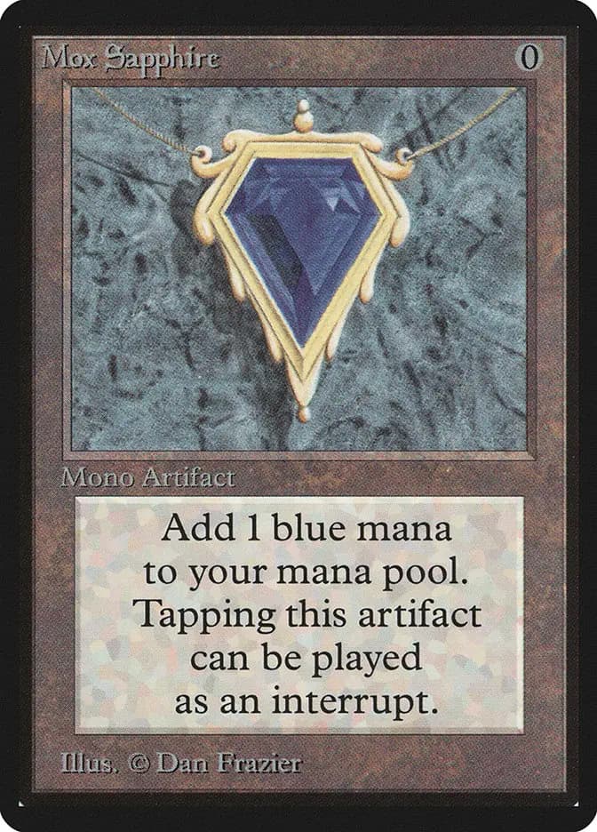 Card image of Mox Sapphire
