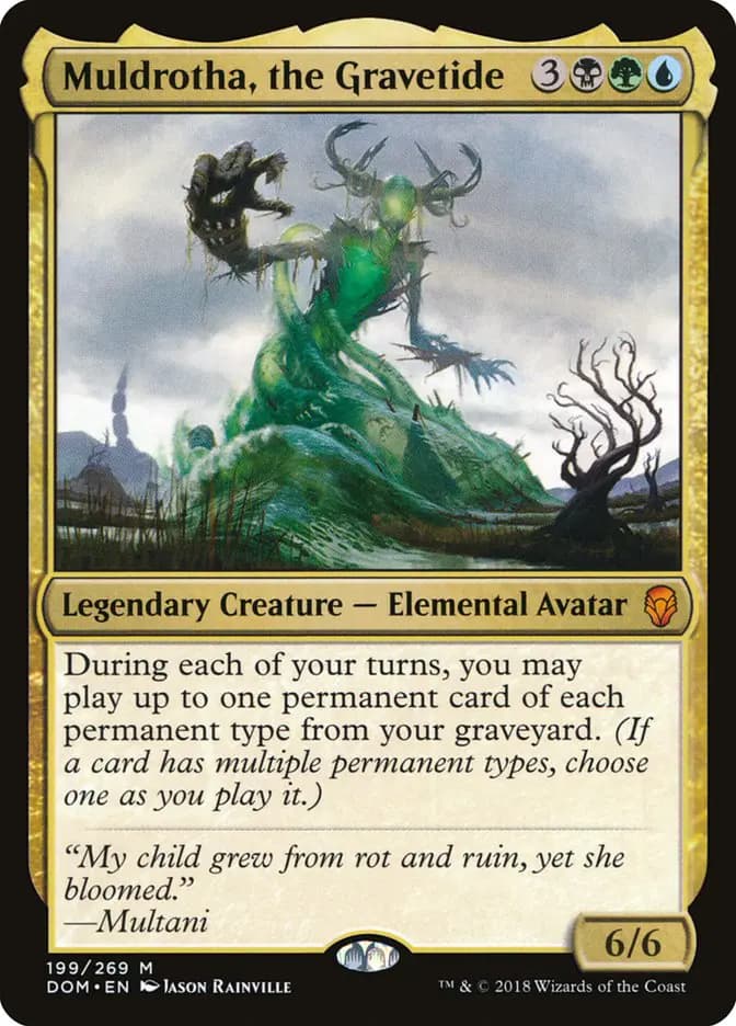 Card image of Muldrotha, the Gravetide