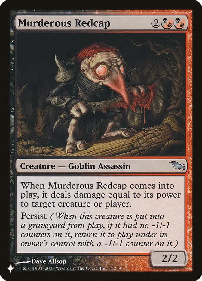 Card image of Murderous Redcap