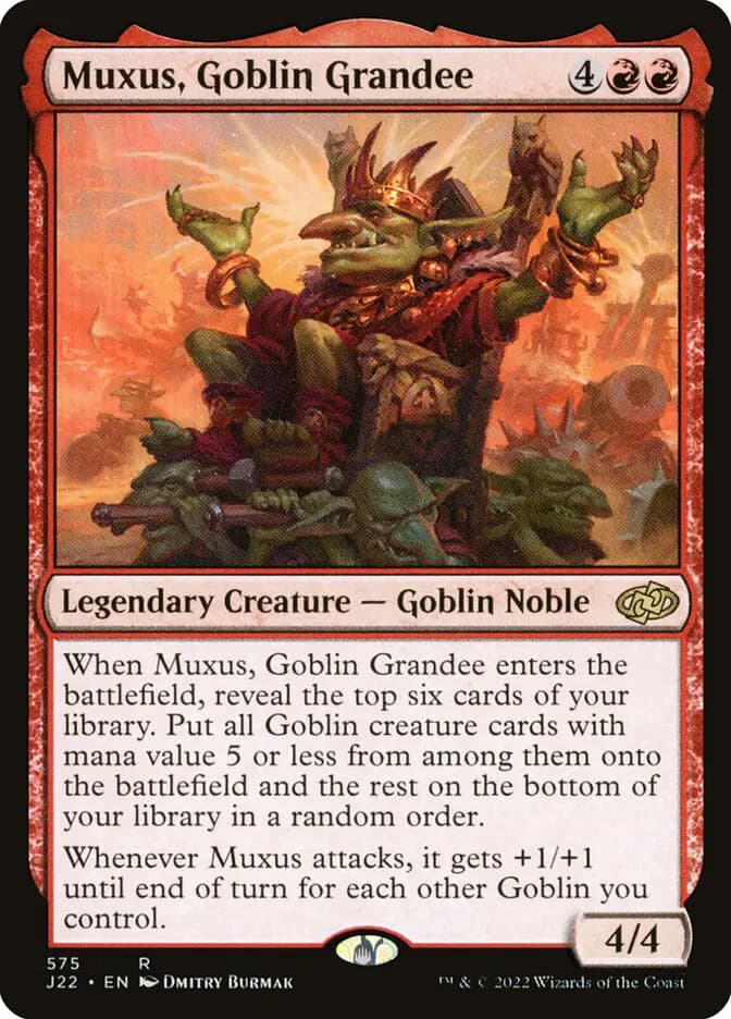 Card image of Muxus, Goblin Grandee