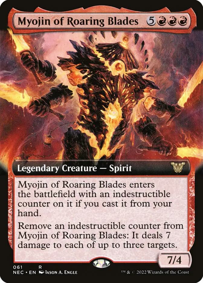 Card image of Myojin of Roaring Blades